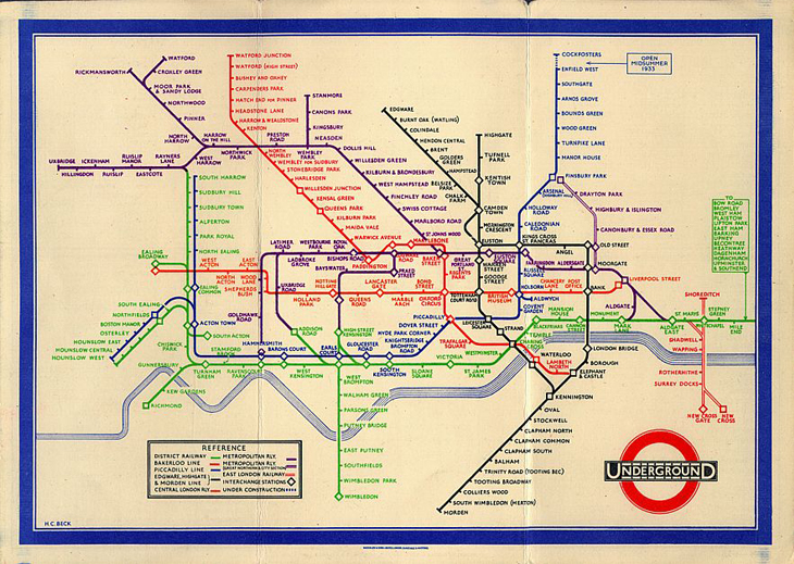 London Underground by Henry Beck