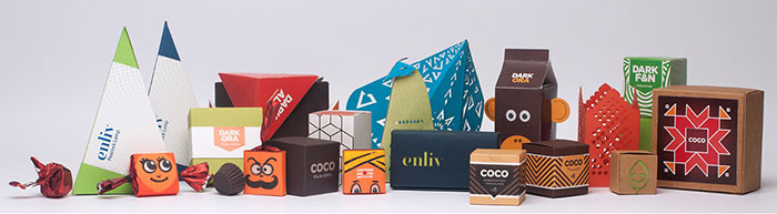 Design of packaged products during the course